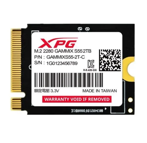 Adata SSD диск XPG GAMMIX S55 2TB PCIe 4x4 5/3.2GB/s M2230