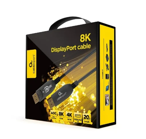 Gembird Cable 8K DisplayPort AOC Premium 20m - Image 2