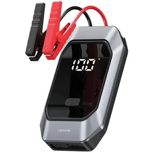 USAMS Powerbank JUMP Starter 8000mAh LED 500A - Image 5