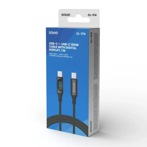 Savio USB Cable 100W CL-174 SAVIO - Image 3