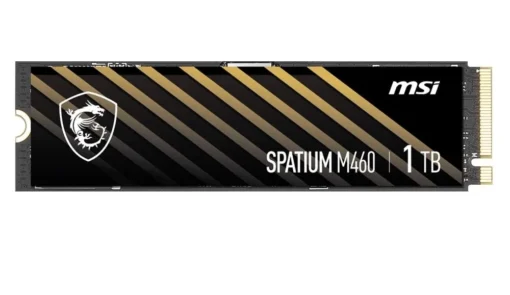 MSI SSD drive SPATIUM M460 1TB M.2 PCIe4 5000/4500MB/s