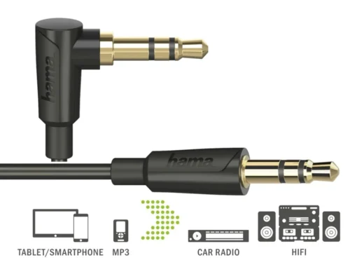 Hama audio cable 3,5mm flexi slim 1,5m - Image 4