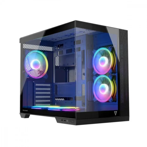 MODECOM Компютър case Volcano Panorama APEX ARGB 5F MIDI grey