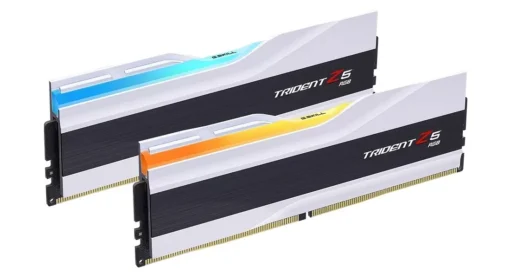 G.SKILL памет за компютър DDR5 32GB (2x16GB) Trident Z5 RGB 6400MHz CL32 XMP3 white