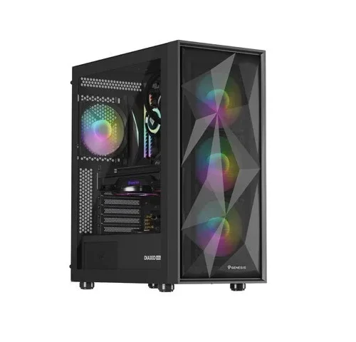 Natec кутия за компютър GENESIS DIAXID 605 ARGB MIDI TOWER USB