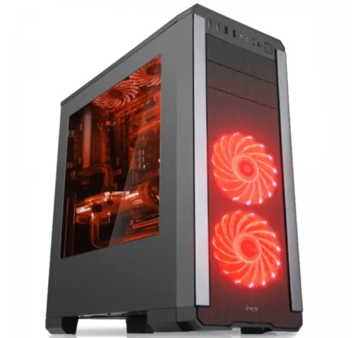 MS PC GAMING CASE MS FIGHT ER V305 BLACK