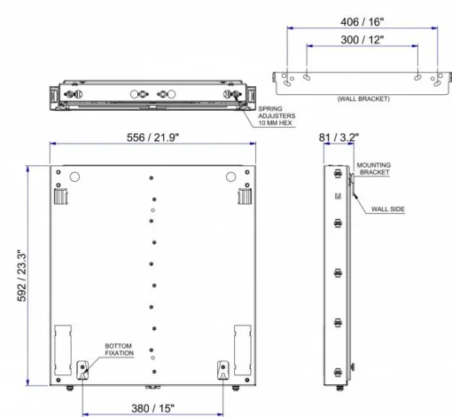 BalanceBox 400-70 Medium, Монтаж на стена на публични и интерактивни дисплеи 55" - 75" - Image 2