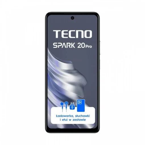 TECNO Smartphone SPARK 20 PRO KJ6 256+12 Moonlit Black - Image 2