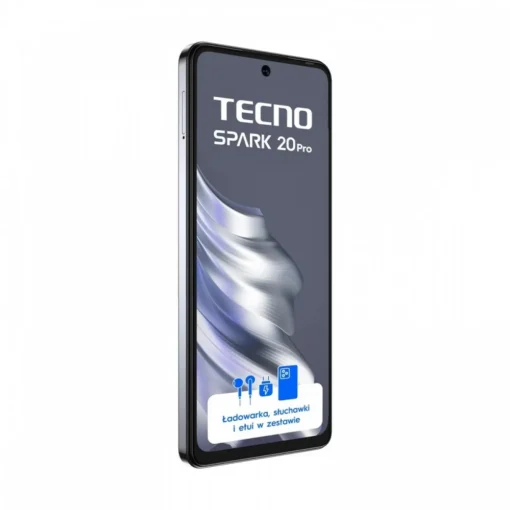 TECNO Smartphone SPARK 20 PRO KJ6 256+12 Moonlit Black - Image 5