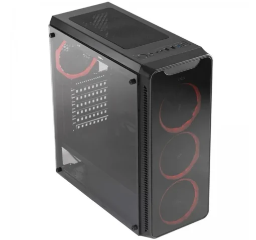 MS PC GAMING CASE MS ARMOR V700 BLACK - Image 2