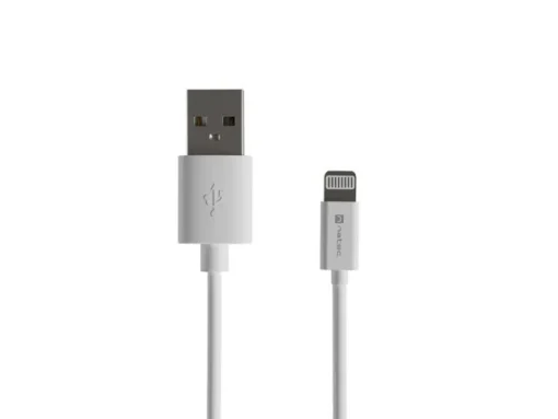 Natec LIGHTNING(M)->USB-A(M) CABLE 1M WHITE MFI PRAT