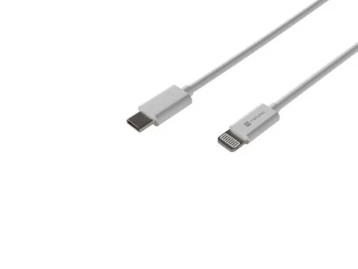 Natec LIGHTNING(M)->USB-C(M) CABLE 1M WHITE MFI prat - Image 2