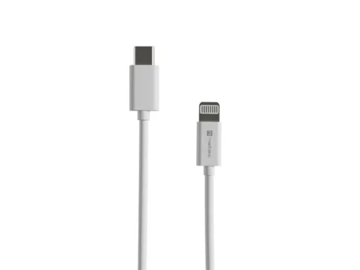 Natec LIGHTNING(M)->USB-C(M) CABLE 1M WHITE MFI prat