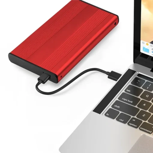 Qoltec Hard drive adapterUSB3.0 HDD/SSD 2.5 SATA3 red - Image 3