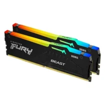 Kingston памет DDR5 Fury Beast RGB 16GB(2*8GB)/6000 CL30 XMP black