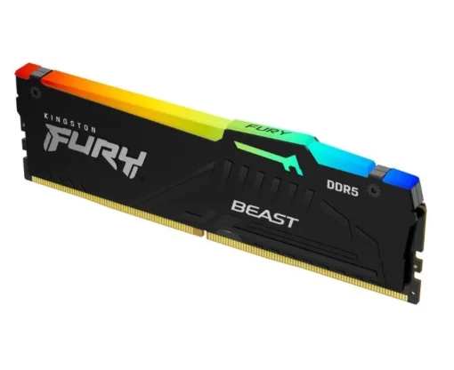 Kingston памет DDR5 Fury Beast RGB 16GB(1*16GB)/6800 CL34 EXPO black - Image 3