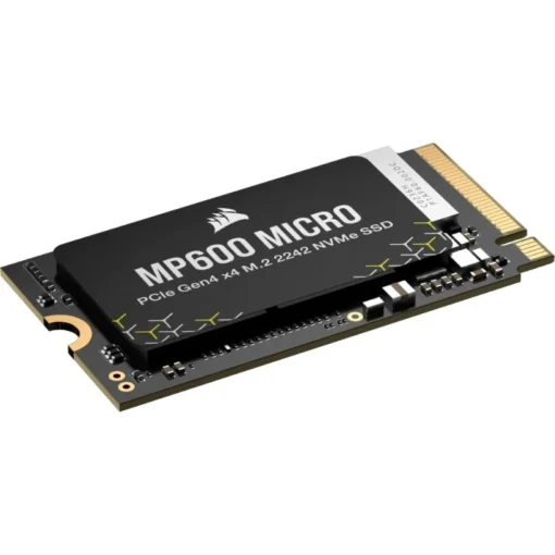 Corsair SSD 1TB MP600 MICRO 5100/4300 MB/s PCIe 4.0 x4 NVMe M.2 2242