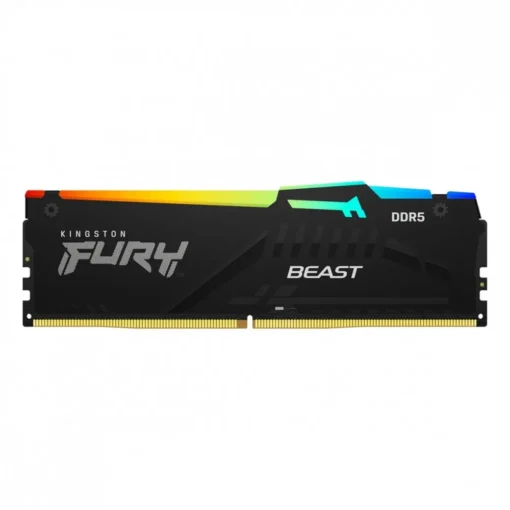 Kingston памет DDR5 Fury Beast RGB 64GB(2*32GB)/6400 CL32 XMP black - Image 2