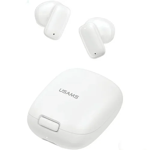 USAMS Bluetooth слушалки 5.3 TWS ID Series white