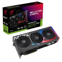 Asus видео карта GeForce RTX 4070 SUPER ROG STRI X 12G GDDRX6 192bit