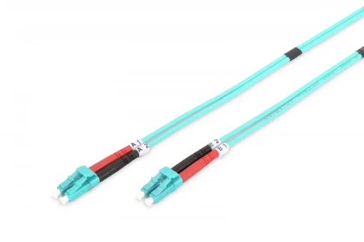 Digitus Patch cord FO LC/LC dplx MM 50/125 OM3 LSOH 1m turquoise