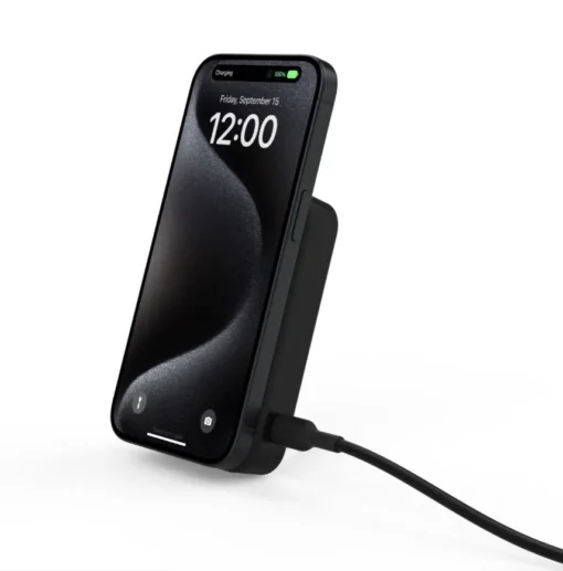 Belkin Powerbank with stand 10000mAh Qi2 MagSafe Black - Image 3