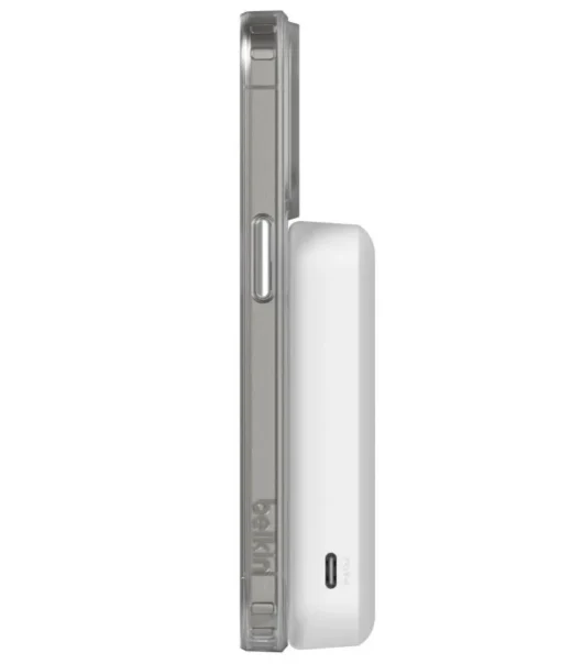 Belkin Powerbank with stand 10000mAh Qi2 MagSafe White - Image 2