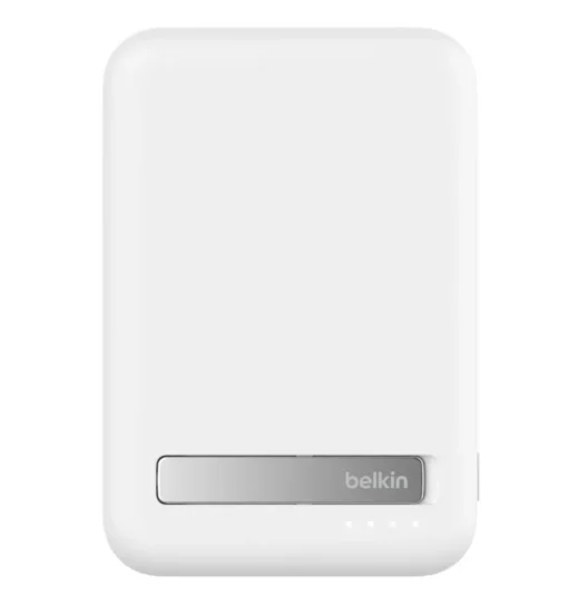 Belkin Powerbank with stand 10000mAh Qi2 MagSafe White