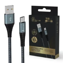 Extralink кабел USB Type-A to USB Type-C Smart Life 1.2m black