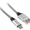 Tracer Cable USB 2.0 AM-micro 1m black-silver