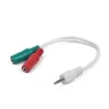 Gembird Adapter mini jack 4-Pin(M)->2x mini jack(F) 20cm