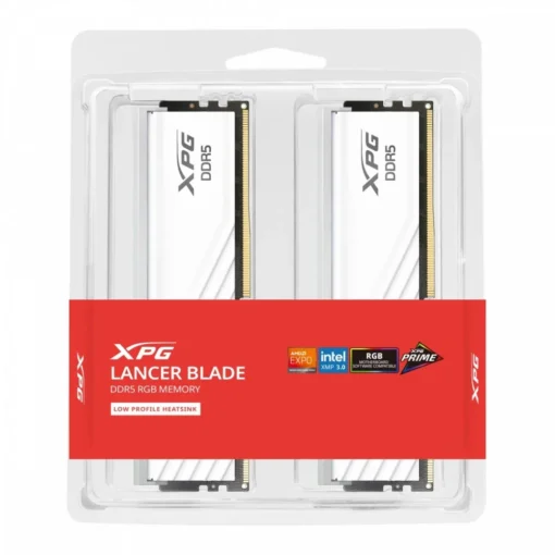 Adata памет XPG Lancer Blade DDR5 6000 32GB 2x16 CL30 RGB white