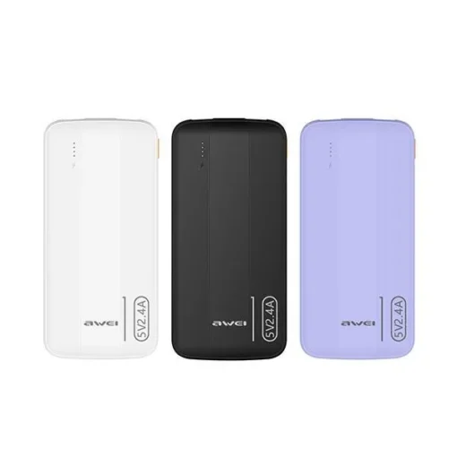 AWEI Powerbank 10000mAh P20K 2xUSB - Image 3