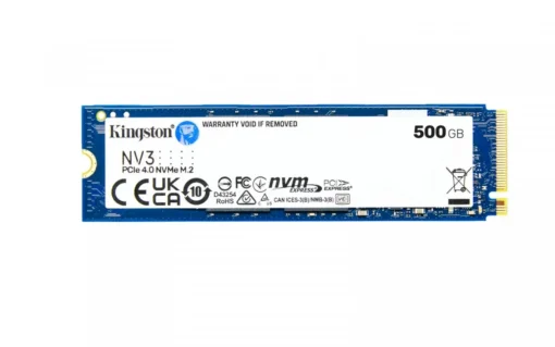 Kingston SSD NV3 500GB M.2 2280 PCI-e 4.0 NVMe 6000/2200