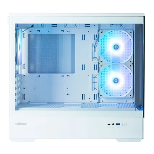 Zalman Case P30 V2 MicroATX Mini Tower 3 FansRGB White - Image 2