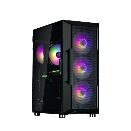 Zalman Case I3 Neo ATX Mid Tower Black ARGB fan x4 - Image 3