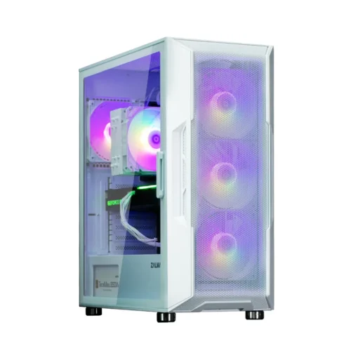 Zalman Case I3 Neo ATX Mid Tower White ARGB fan x4 - Image 3