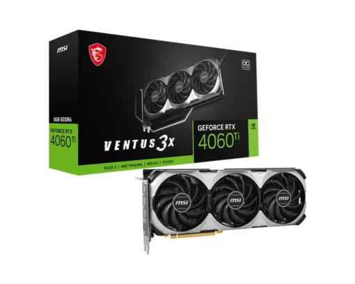 MSI видео карта RTX 4060 Ti VENTUS 3X E OC 8GB GDDR6 128bit