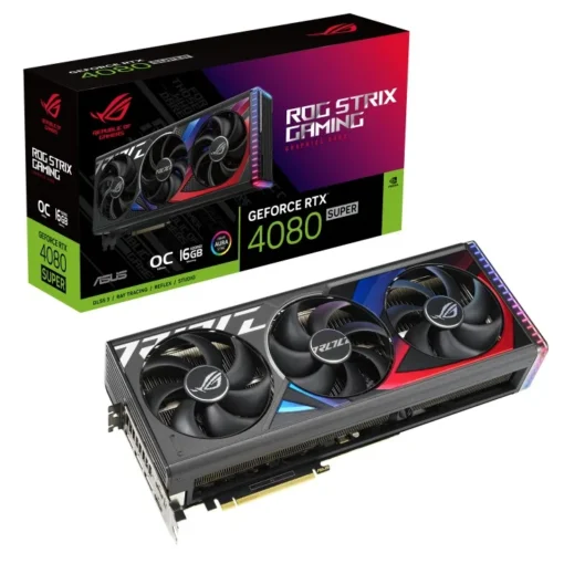 Asus видео карта GeForce RTX 4080 SUPER ROG STRIX OC 16GB GDDRX6 256bit 3DP/2HDMI