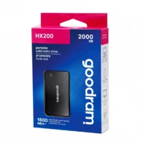 GOODRAM SSD drive HX200 2TB USB-C+A 1600/1500MB/s black