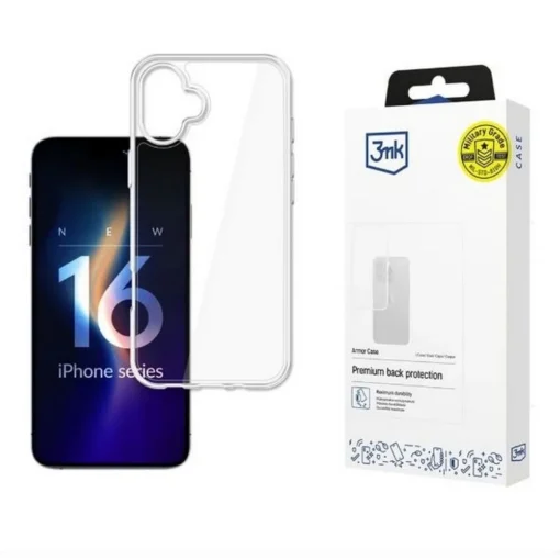 3MK Armor Case iPhone 16 Plus clear