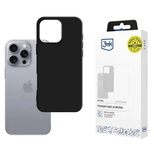 3MK Matt Case iPhone 16 Pro 6,3 black