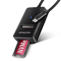 AXAGON ADM2-CM USB-C adapter Gen 2 M.2 NVMe/SATA SSD