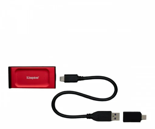 Kingston SSD диск XS1000R 1TB USB3.2 Gen2.2 Zew Red - Image 3