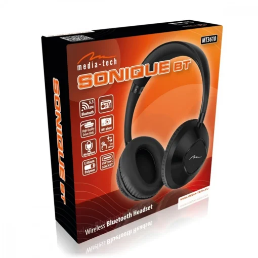 Media-Tech WIRELESS HEADPHONES SONIQUE BT MT3610 - Image 2