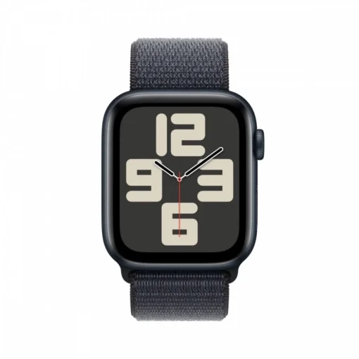 Apple Watch SE GPS 40 mm Midnight Aluminium Case with Ink Sport Loop - Image 2