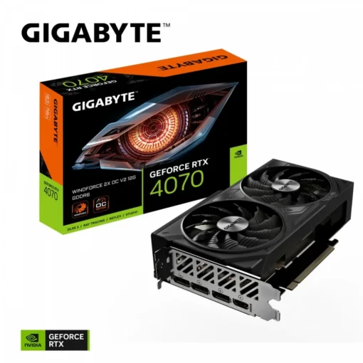 Gigabyte видео карта GeForce RTX 4070 WINDFORCE 2X OC V2 12GB GDDR6 192bit - Image 2