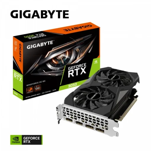 Gigabyte видео карта GeForce RTX 3050 WINDFORCE OC 6 GB GDDR6 96bit 2DP/2HDMI - Image 2