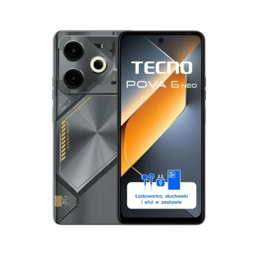 TECNO Smartphone POVA 6 NEO Speed Black