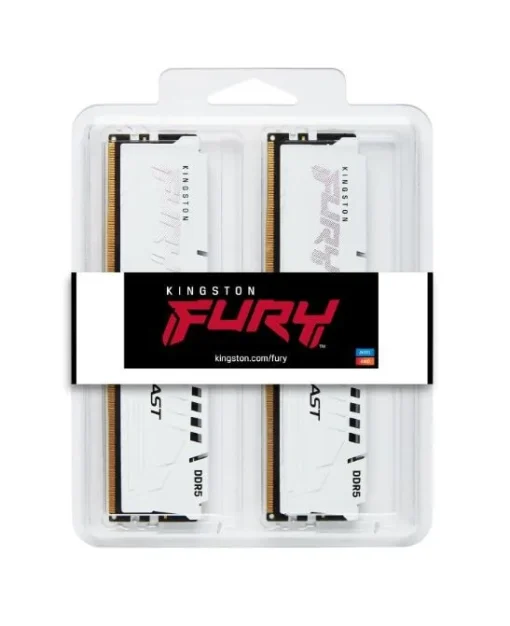 Kingston Pamięć DDR5 Fury Beast White 32GB(2*16GB)/6000 CL36 - Image 2